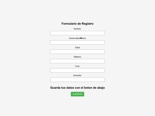 Formulario screenshot