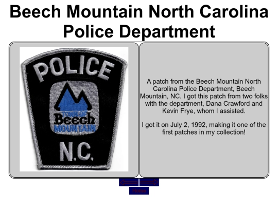 BigBluePatchBoard/BeechMountainNCPD screenshot