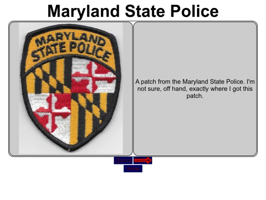 BigBluePatchBoard/MarylandStatePolice screenshot