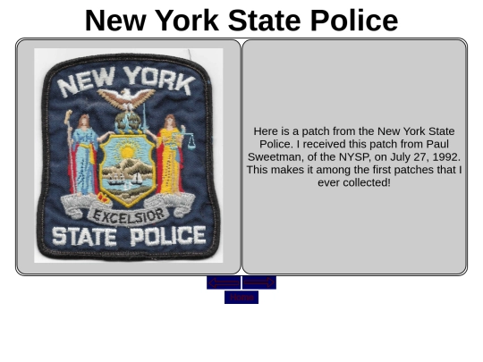 BigBluePatchBoard/NewYorkStatePolice screenshot