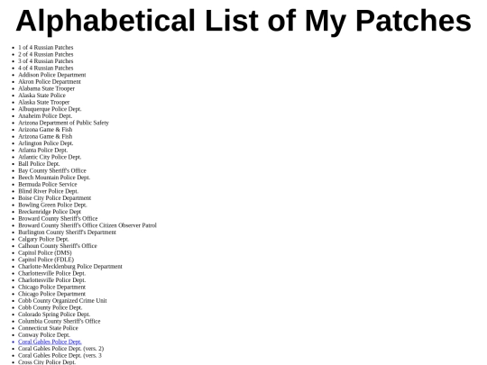 ListOfPatches screenshot