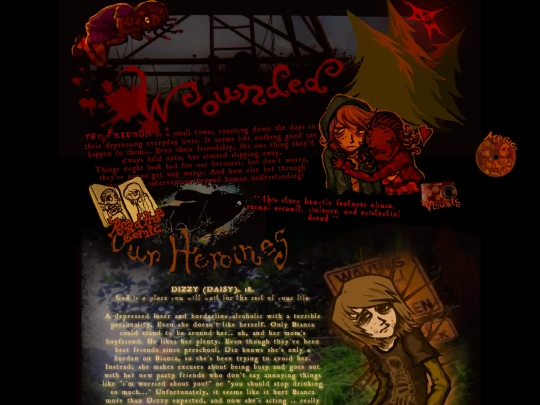 woundedcomic/wounded-about screenshot