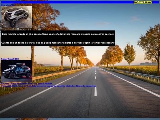 PROYECTO FINAL/todoterrenos screenshot