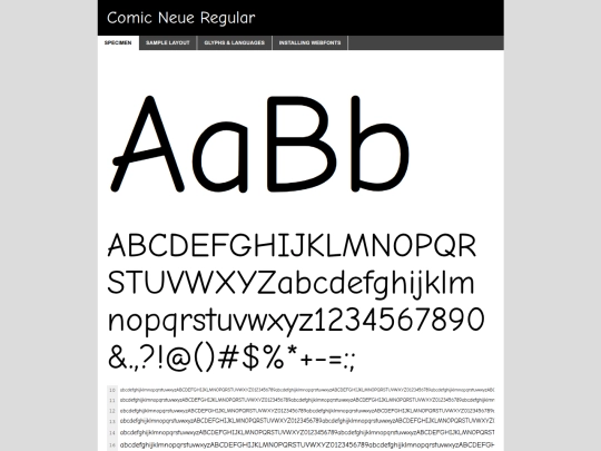 font_folder/webfontkit-20250409-200636/comicneue-regular-demo screenshot