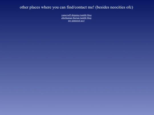 pages/aboutmepages/links screenshot