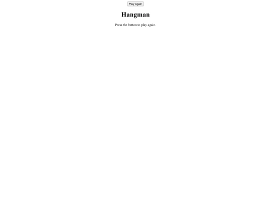Hangman screenshot