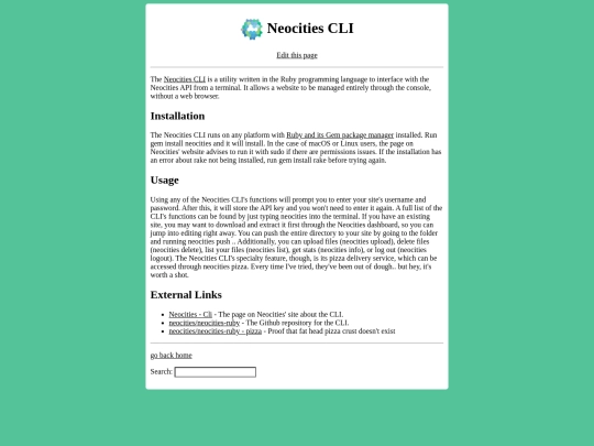 neocities_cli screenshot