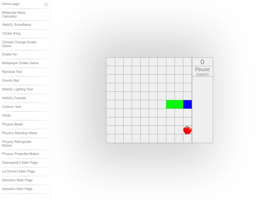 snakegame screenshot