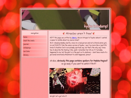 infodumps/kyoko screenshot
