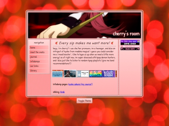 meetthesnails/snails/cherry screenshot