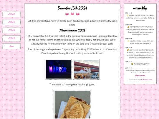 diary/2024 screenshot