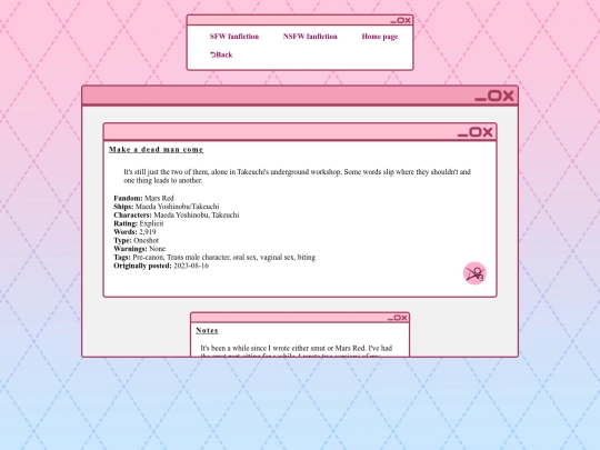 writing/NSFW fanfic/deadmancum screenshot