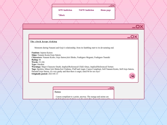 writing/SFW fanfic/other/clockkeepsticking screenshot