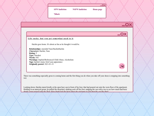 writing/SFW fanfic/sb69/musicunderthestreetlights/lifesucks screenshot