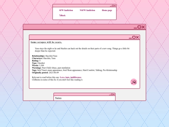 writing/SFW fanfic/sb69/musicunderthestreetlights/somescrapes screenshot