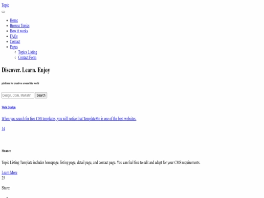 index screenshot