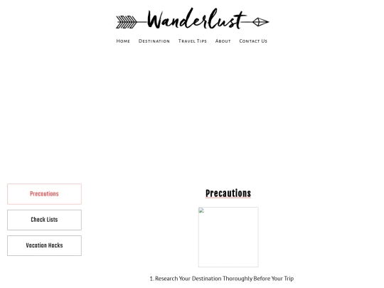 traveltips screenshot
