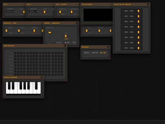 synthesizer screenshot