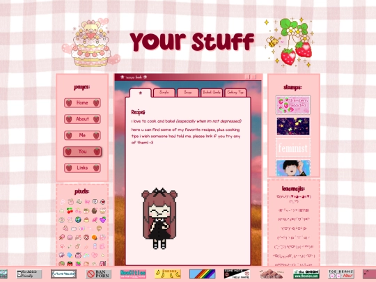 recipes screenshot