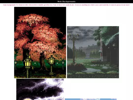 content/backgrounds screenshot