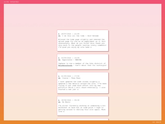 updates screenshot
