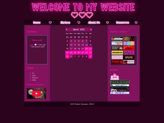 Calendar screenshot