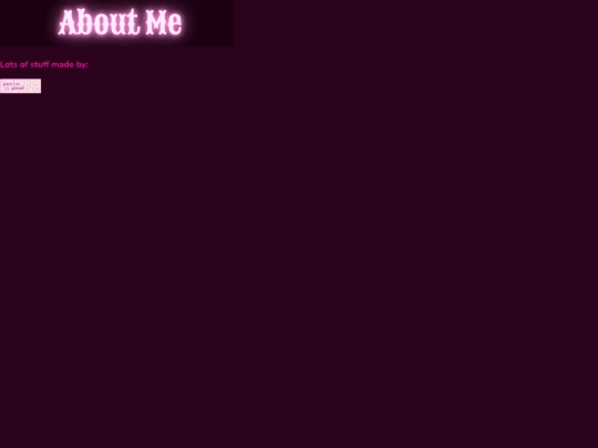 aboutme screenshot
