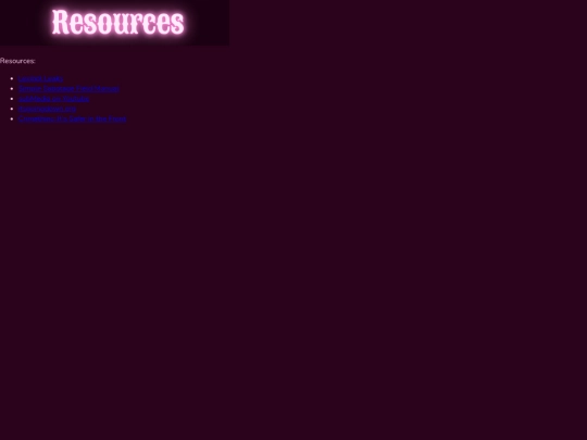 resources screenshot