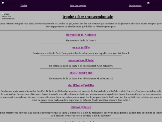 succes_etre_transcendantale screenshot