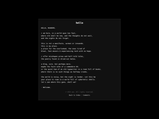 hello screenshot