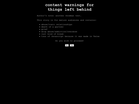 home/writing/thingsleftbehind/warning screenshot
