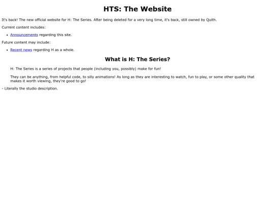 HTS-The-Website screenshot