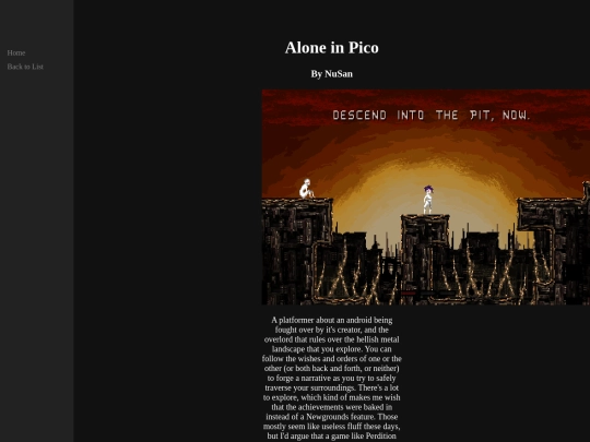 games/alone-in-pico screenshot