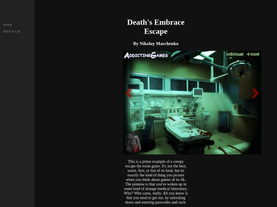 games/deaths-embrace-escape screenshot