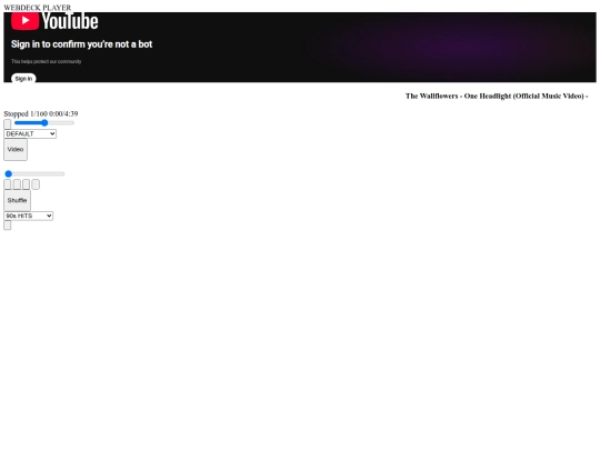 webdeck-player screenshot