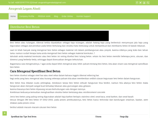 index screenshot