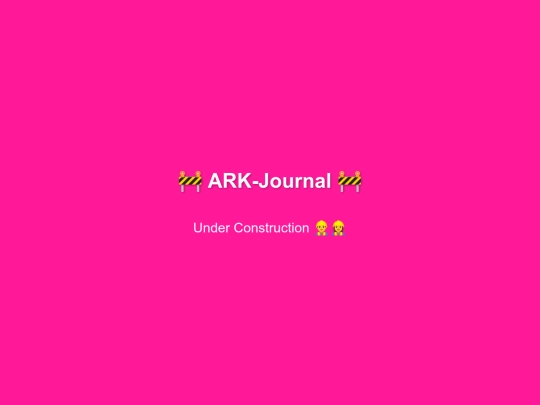 ark-journal screenshot
