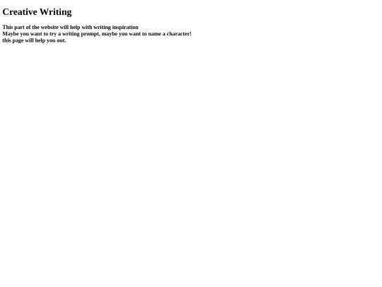 creative_writing screenshot