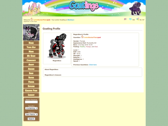 goatlings/Regardless screenshot
