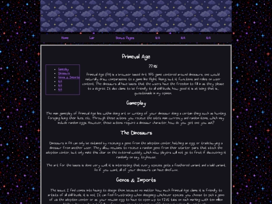 reviews/primevalage screenshot