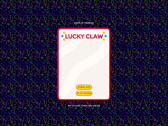fun/claw-machine-results screenshot