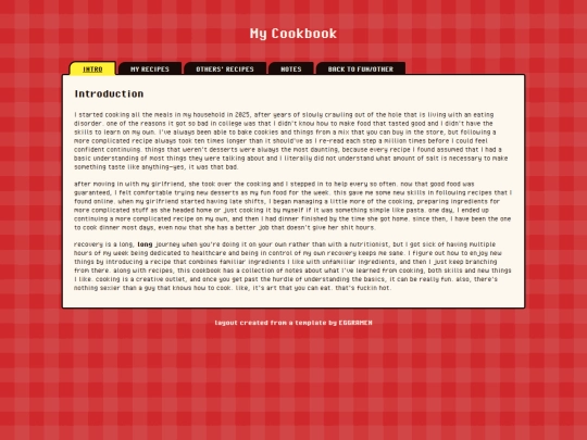 fun/cookbook screenshot