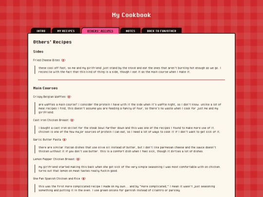 fun/cookbook/others screenshot