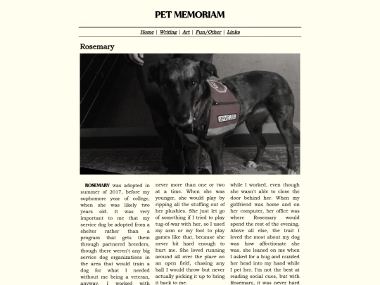 fun/pet-memoriam screenshot