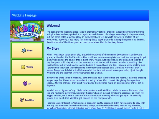 fun/webkinz screenshot