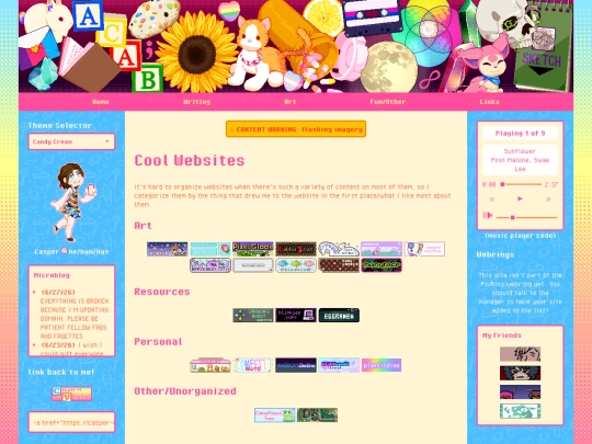 fun/websites screenshot