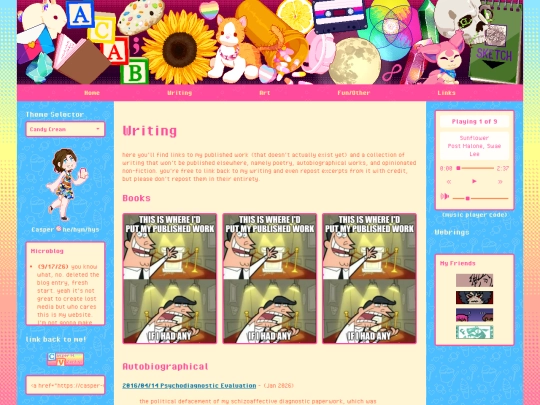 writing screenshot