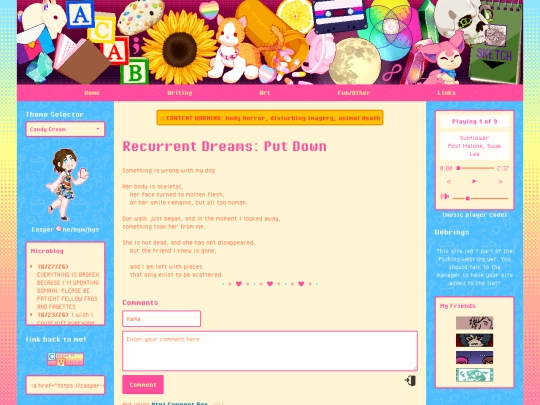 writing/put-down screenshot