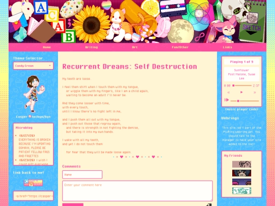 writing/self-destruction screenshot