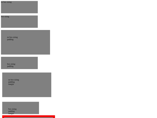 CSS/box-sizing screenshot